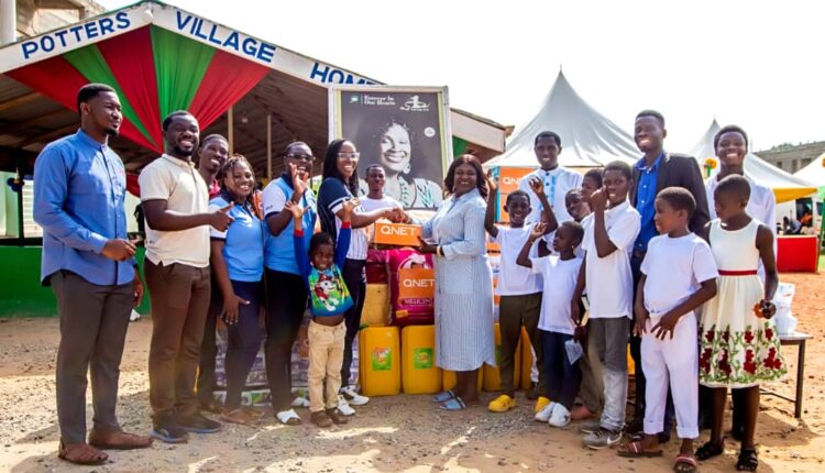 RYTHM in Action: QNET donates food and other essentials to Potters Village Orphanage