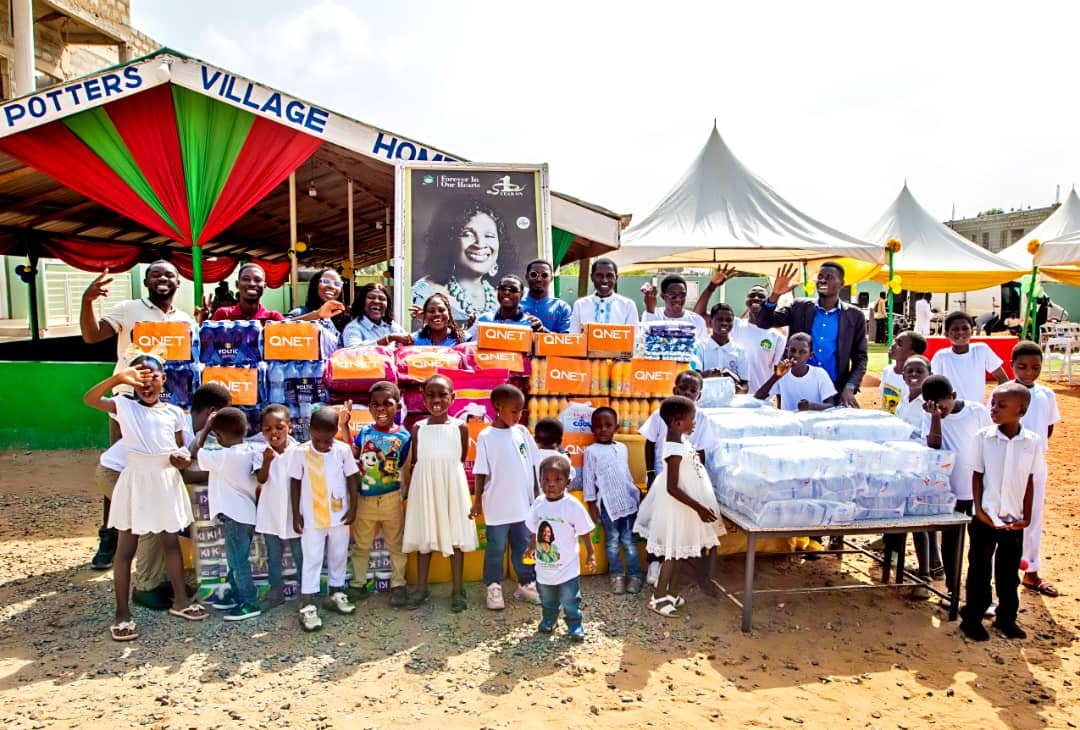 RYTHM in Action: QNET donates food and other essentials to Potters Village Orphanage