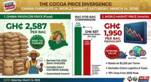 The Bitter-Sweet Taste of Cocoa: Ghana Farmgate vs. World Market ​