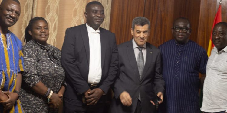 National Executives of PRINPAG visit Algerian Ambassador to Ghana