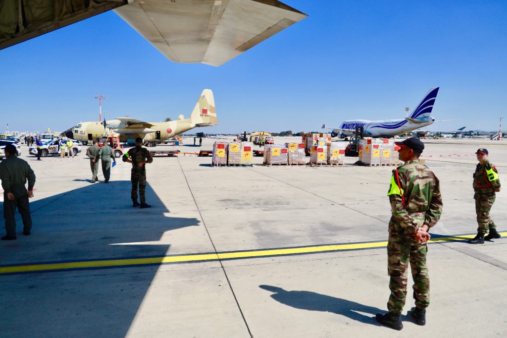 On Very High Instructions from HM King Mohammed VI, Chairman of the Al Quds Committee, Humanitarian Aid for Gaza and Al Quds Population Deployed