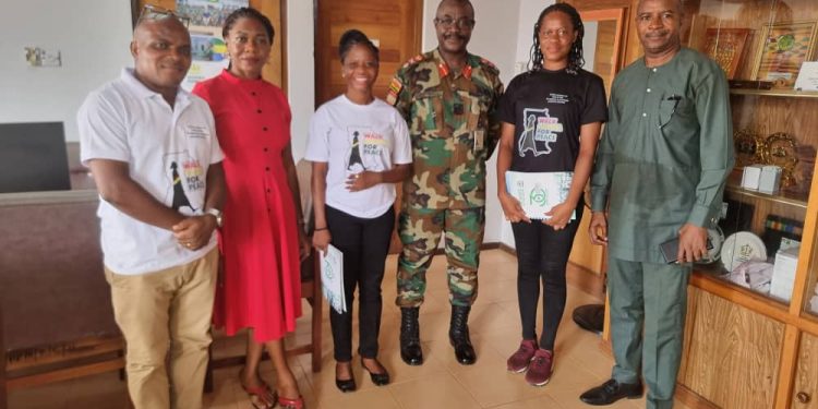 Ghana Armed Forces Partners Walk Ghana for Peace 2024 Project