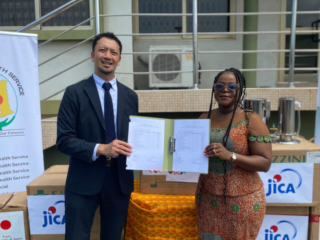 JICA hands over Medical Equipment to the Ghana Health Service to Strengthen the Quality of Maternal and Newborn Services in Four Regions