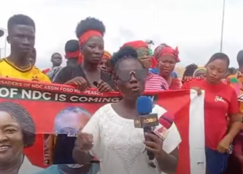 NDC Assin Central residents protest withdrawal of parliamentary candidate