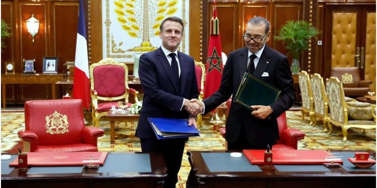 HM King Mohammed VI, President Emmanuel Macron Chair Signing Ceremony of Several Bilateral Agreements