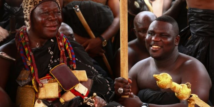 Historic gold regalia returned to Ghana’s king