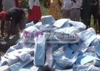 EC destroys defective ballot papers for Ahafo and Volta Regions