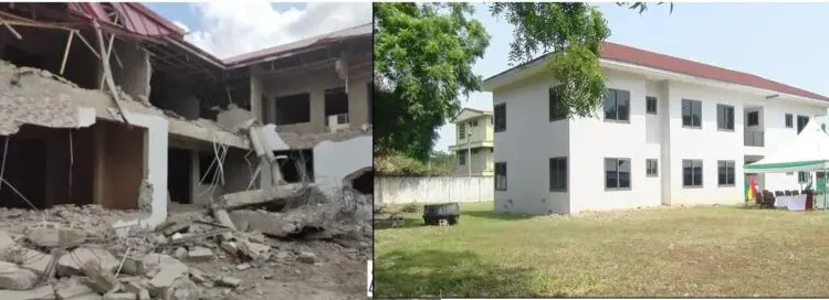 Ghana reconstructs demolished Nigeria diplomatic building, Minister directs registration of all diplomatic properties
