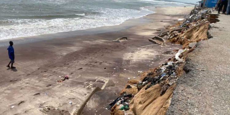 Ursula makes urgent plea to Government for Sea Defence Wall to save Dansoman residents from effects of tidal waves