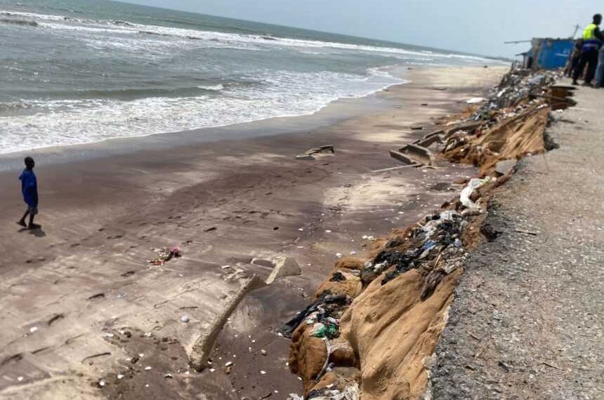 Ursula makes urgent plea to Government for Sea Defence Wall to save Dansoman residents from effects of tidal waves