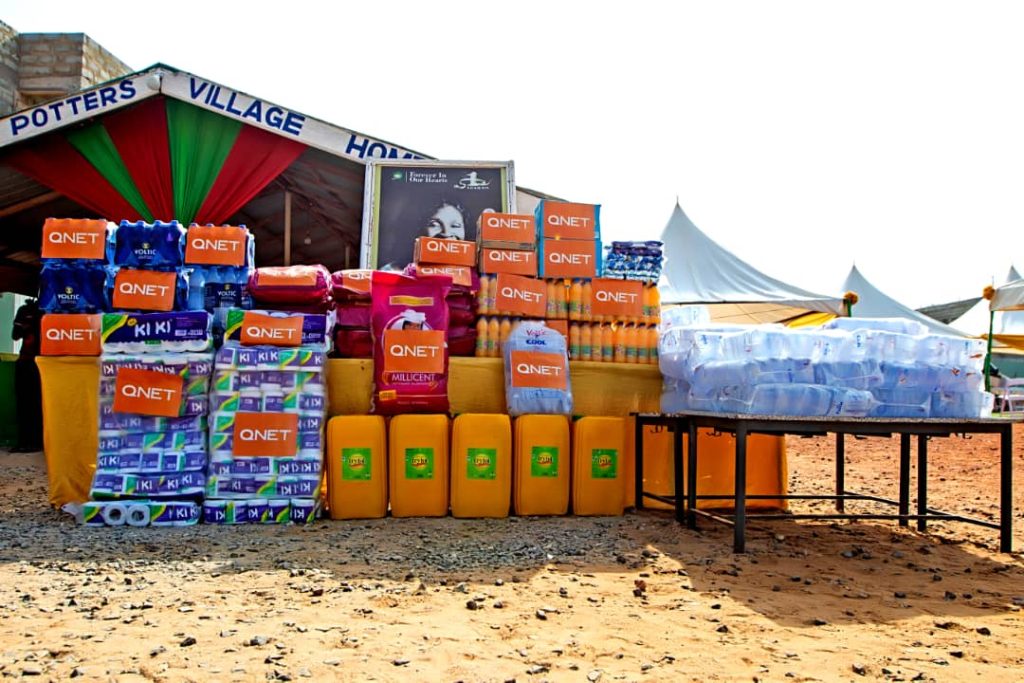 RYTHM in Action: QNET donates food and other essentials to Potters Village Orphanage