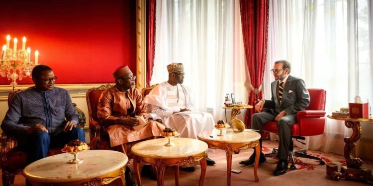 HM the King Receives Foreign Ministers of Three Countries of Sahel States Alliance