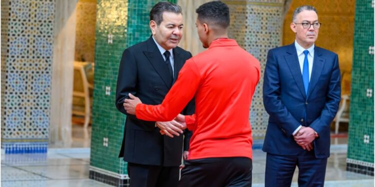 HRH Prince Moulay Rachid Receives National Football Team Members, Runners-Up of AFCON Morocco-2025